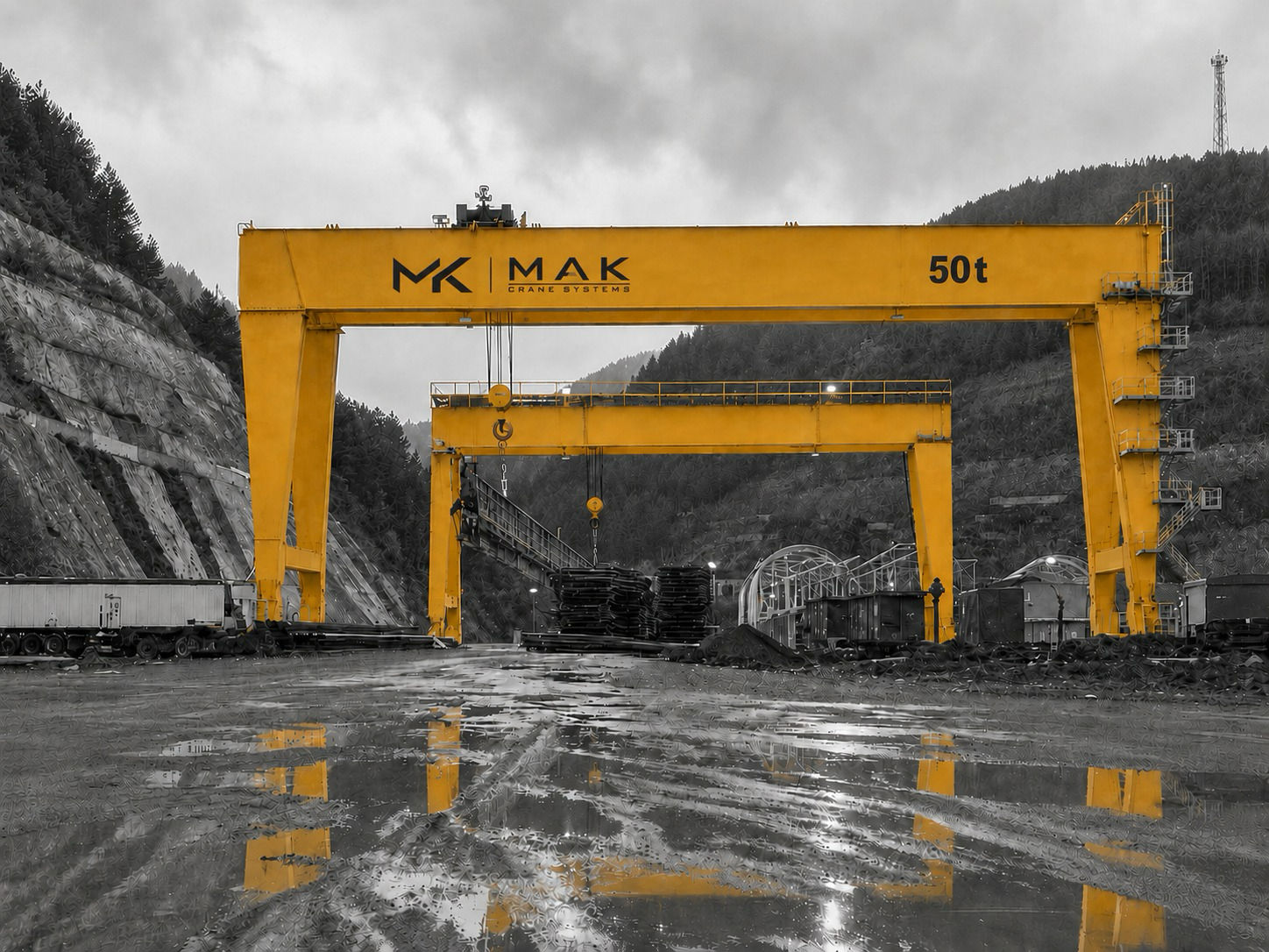 Çift Kiriş Portal Vinç